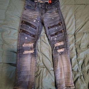Boys destructed jeans